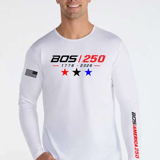 BOS America 250 Corvette Long Sleeve Tee