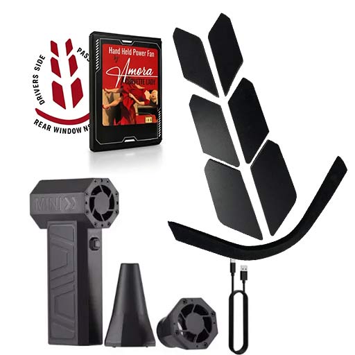 Truseal Wash Protection & Hand Held Power Fan Bundle